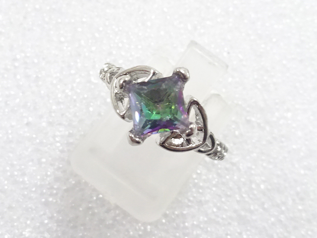 COLORED STONE FASHION RING / JP SIZE 10